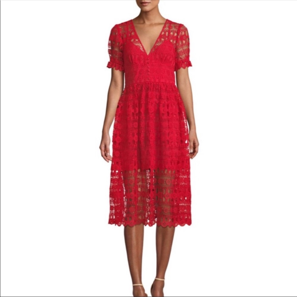 Self Portrait Lace Cocktail Dress